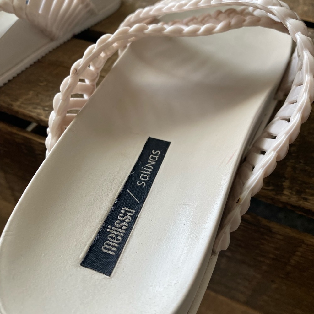 Melissa Women’s X Salinas Cosmic II slides beige size 7 - Picture 9 of 11